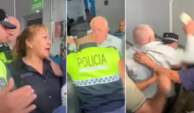 Jubilados fueron agredidos durante una protesta: lo que sucedió en la puerta del organismo dejó a todos consternados