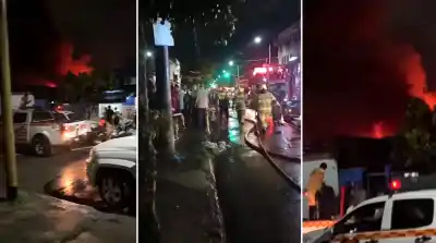 Un rayo y una noche de terror: el incendio que puso en vilo a todo un barrio