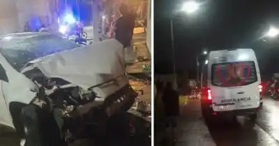 Una huida desesperada dejó cuatro heridos en dos impactos: lo que encontraron en el vehículo del detenido