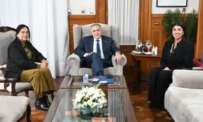 Jaldo acordó con Aguilares la finalización de la red cloacal de barrio Villanueva