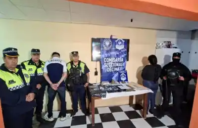 Allanamientos en Villa 9 de Julio: secuestran casi 2 kilos de marihuana, cocaína y una pistola