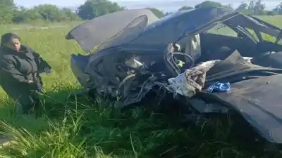 Un sargento tucumano se fracturó la pierna tras un violento accidente en la autopista de Lules