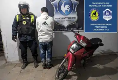 Detuvieron una moto en Alderetes y lo que descubrieron al revisar el motor dejó a todos sorprendidos