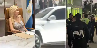 Vecinos inundados quisieron hablar con la intendenta de Graneros, pero ella escapó custodiada por la policía
