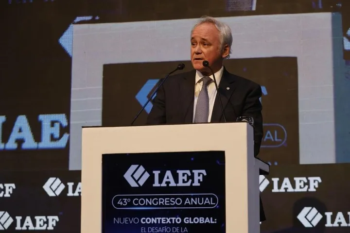 Vladimir Werning en el 43° Congreso Anual del IAEF.