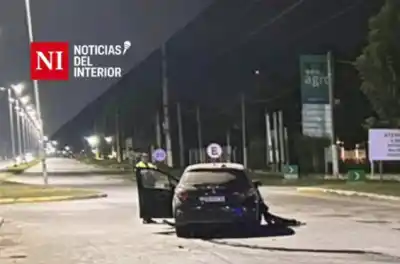 Perdió el control en la ruta 302 y chocó contra un poste: lo que encontraron los médicos al llegar