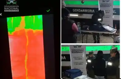 Viajaba con un secreto en su valija que ni el escáner esperaba