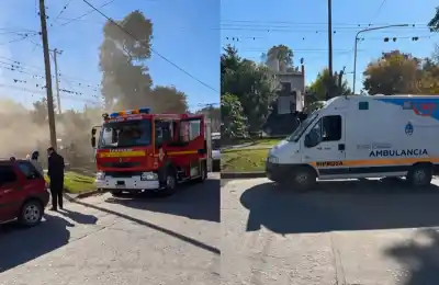 El drama que vivió una pareja de adultos mayores en pleno incendio: lo que hallaron los bomberos