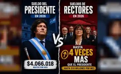 Cobra $4 millones y los rectores hasta $18 millones: la comparación de Milei que explotó las redes