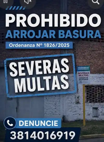 Grabaron a un vecino arrojando basura y la multa que le espera es millonaria