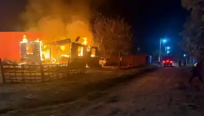 Se incendió su casa de madera y lo que pasó con sus hijos es desgarrador