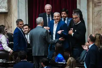 Pietragalla se levantó de su banca y fue a buscar a un diputado libertario: Menem tuvo que intervenir