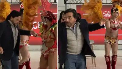 El insólito baile del gobernador que sorprendió a todos durante un anuncio oficial