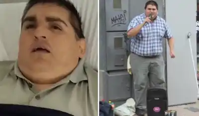 La historia de Lorenzo, el músico ciego de la peatonal que ahora pide ayuda desde un hospital