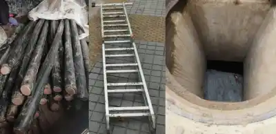 Robaban cables de cobre en una alcantarilla: lo que encontró la policía al llegar los dejó helados
