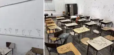 Pintadas en plena facultad: lo que hallaron en las aulas dejó helada a toda la comunidad universitaria