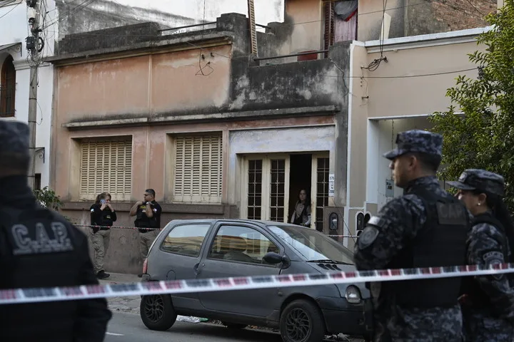 La casa del detenido por la desaparición de Agostina fue allanada. Foto: Ariel Carrera