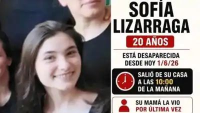 Salió de su casa y desapareció: la angustiante búsqueda de Sofía en la capital