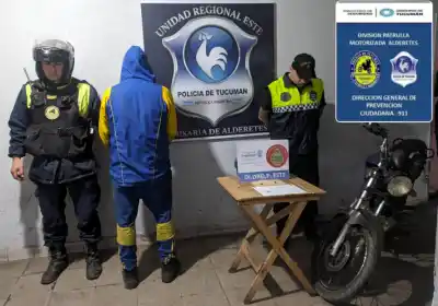 Huyó de un control policial, forcejeó con los agentes y lo que cayó de su campera lo llevó preso