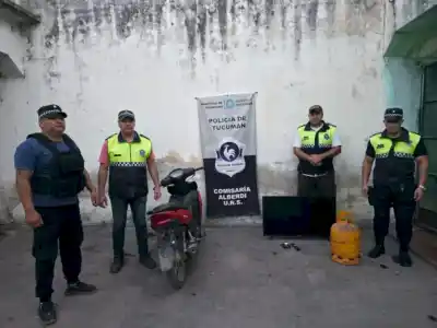 Allanamientos en Alberdi permiten recuperar elementos robados y detener a dos sospechosos