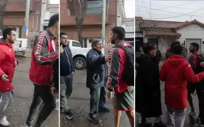 “La última vez que estuviste en Primera yo jugaba ahí”: el tenso cruce de un jugador de San Martín con hinchas tras la derrota