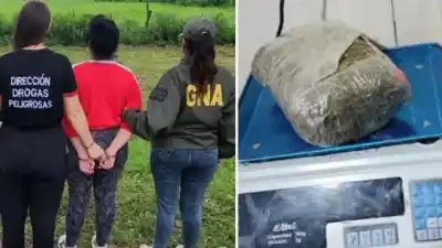 Gendarmería intercepta más de un kilo de marihuana en un colectivo que salió desde Tucumán
