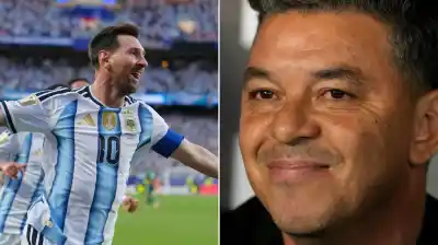 La reacción de Gallardo al golazo de Messi que no te podés perder