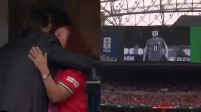 El homenaje que rompió el estadio: la imagen de los padres de Diogo Jota que nadie pudo olvidar