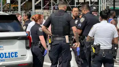 Sonaron disparos en Times Square y la Policía detuvo a un menor: el insólito contexto de la balacera