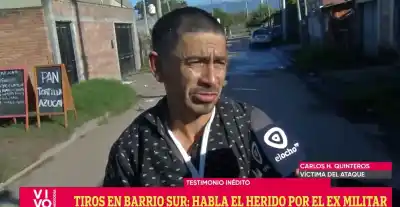 Lo increpó para defender a una mujer y recibió un balazo: el cuidacoches que sobrevivió al ataque de un exmilitar