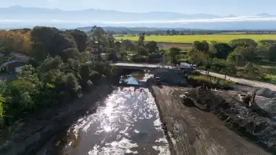 Tras una inversión millonaria, ya se puede cruzar el puente sobre el río Chirimayo