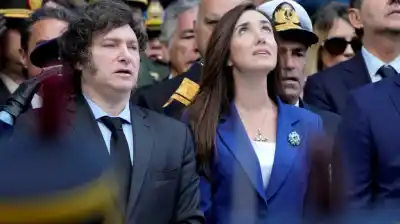 Milei y Villarruel: el tenso reencuentro que nadie esperaba en el acto del Día de la Bandera
