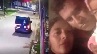 Esperaban en un semáforo, un patrullero los atropelló y murieron: la hija de 8 años lucha por su vida