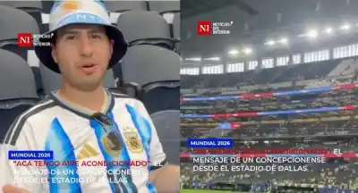 Tucumano en el Mundial: el video que le mandó a su tío desde Dallas y se volvió viral