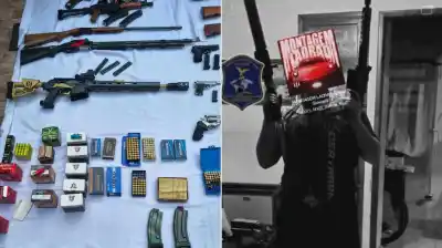 Amenazó con un tiroteo escolar en La Plata: cuando allanaron su casa encontraron un arsenal de 25 armas y más de 6.700 balas