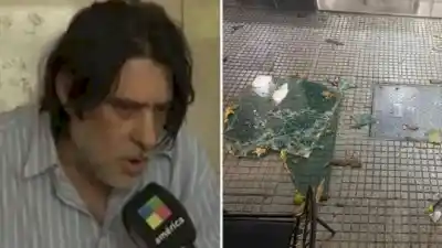 Habló El Hombre Al Que Le Cayó Una Placa De Vidrio Mientras Tomaba Un Café: “Podría Haber Perdido El Brazo, O La Muerte”
