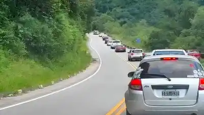 La Ruta 307 colapsó: el caótico regreso de Tafí del Valle tras el fin de semana largo