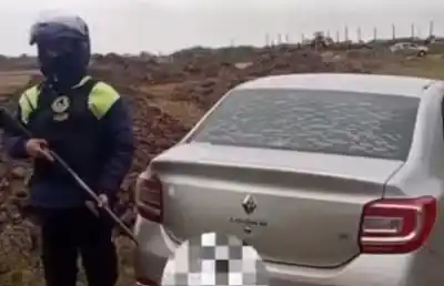 Un auto robado apareció desarmado en El Manantial y la Policía lo recuperó en tiempo récord