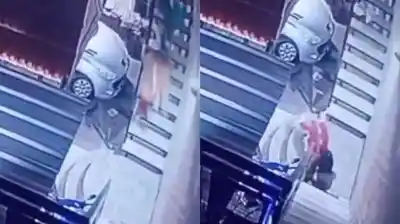 La violenta escena que quedó filmada: empujó a su pareja embarazada por las escaleras en San Juan