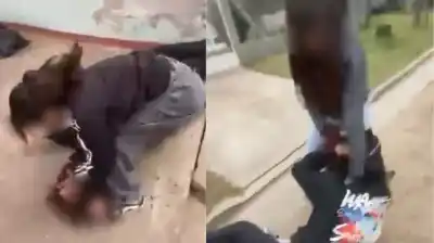 Tres menores la arrastraron y golpearon hasta quebrar una escoba: el video que las delata
