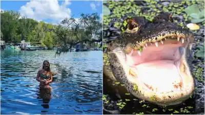 Nadaba en un río de Florida cuando un caimán la atacó: el desgarrador audio del 911