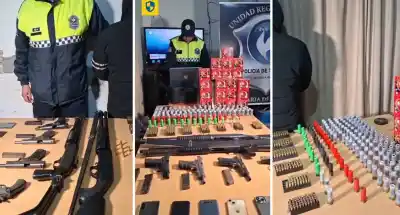Allanamiento por robo terminó con un arsenal y un extranjero detenido en Las Talitas