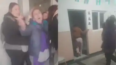 Irrumpieron en una escuela de Avellaneda y buscaron a un profesor acusado de abuso: el video del caos