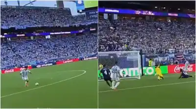 La jugada que solo el árbitro vio: así captó su cámara el gol de Messi