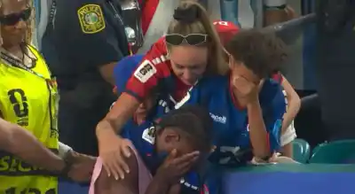 El emotivo abrazo de un jugador de Cabo Verde con su hijo que conmovió a todos