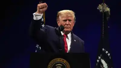 Trump lanzó una advertencia contra el comunismo en el acto por los 250 años de la independencia de EE.UU.