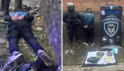 Cayó con un cargamento que dejó helada a la policía: lo atraparon en plena calle
