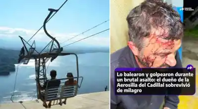 Asaltaron a balazos al dueño de la aerosilla de El Cadillal mientras su familia miraba