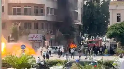 Explosiones en Damasco: bombas estallaron cerca del hotel de Macron y dejaron 18 heridos