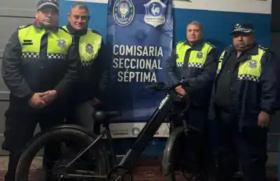 Se la robaron y la recuperaron en un operativo que terminó con el ladrón escapando entre los matorrales